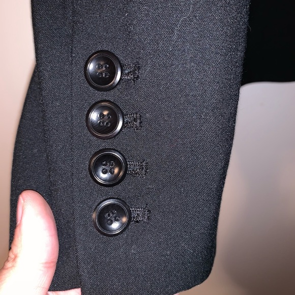 Size 10P INC All Black Formal Blazer - Picture 3 of 8